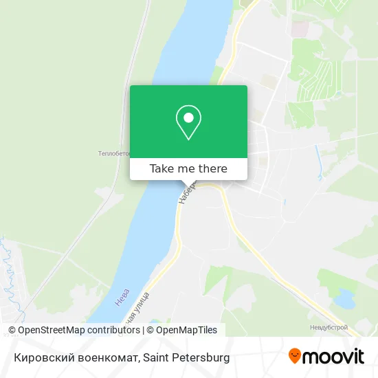 Кировский военкомат map