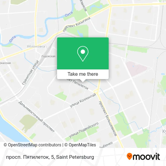просп. Пятилеток, 5 map