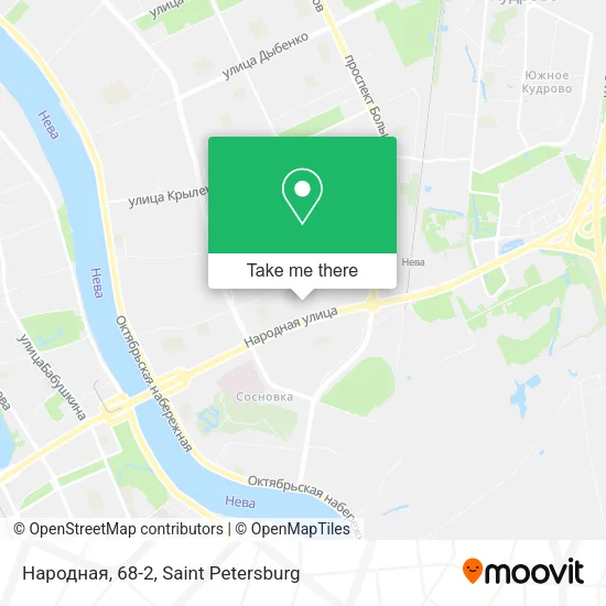 Народная, 68-2 map