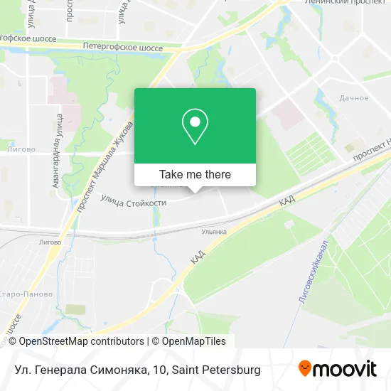 Ул.  Генерала Симоняка, 10 map