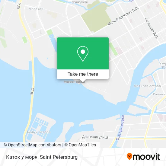 Каток у моря map