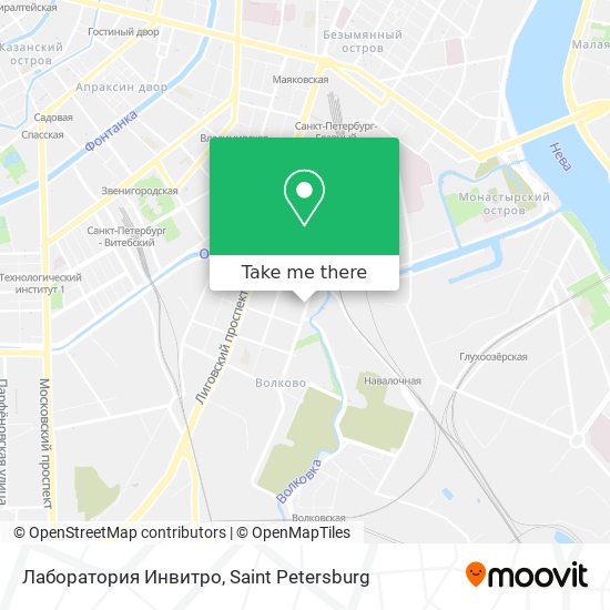 Лаборатория Инвитро map