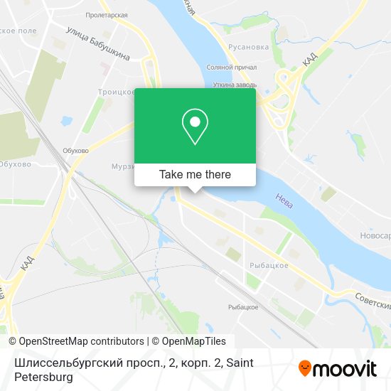 Шлиссельбургский просп., 2, корп. 2 map