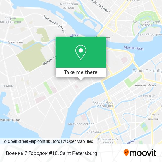 Военный Городок #18 map