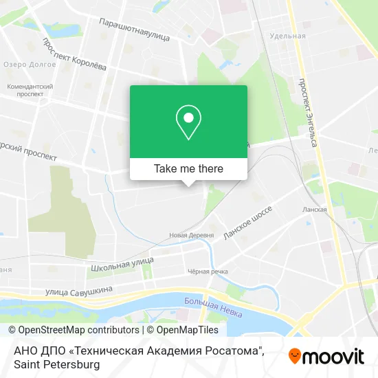 АНО ДПО «Техническая Академия Росатома" map