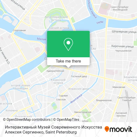 Интерактивный Музей Современного Искусства Алексея Сергиенко map