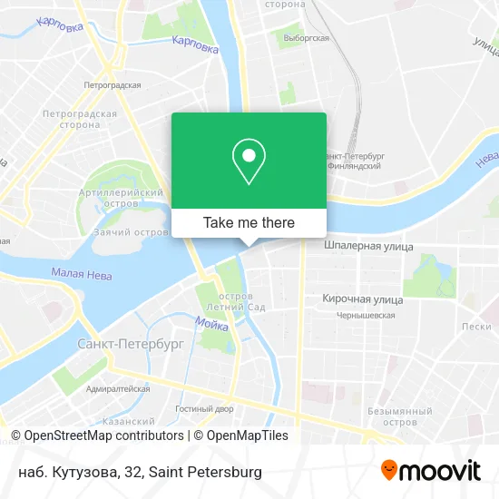 наб. Кутузова, 32 map