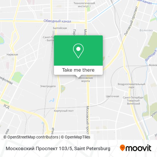 Московский Проспект 103/5 map