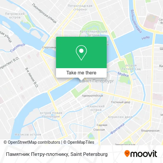 Памятник Петру-плотнику map