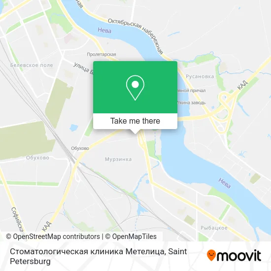 Стоматологическая клиника Метелица map