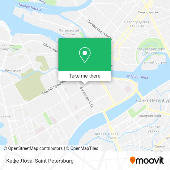 Кафе Лоза map