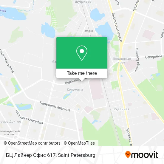 БЦ Лайнер Офис 617 map