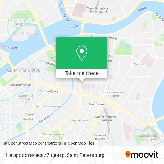 Нефрологический центр map
