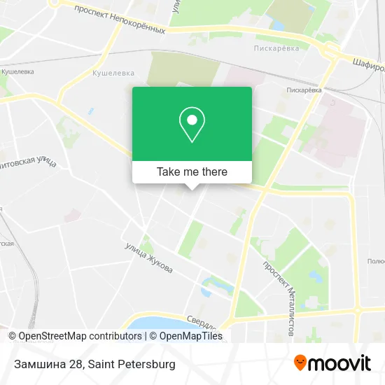 Замшина 28 map