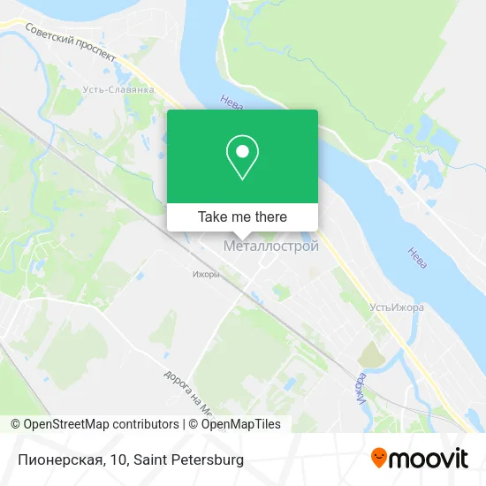 Пионерская, 10 map