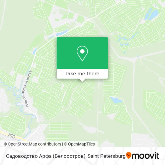 Садоводство Арфа (Белоостров) map