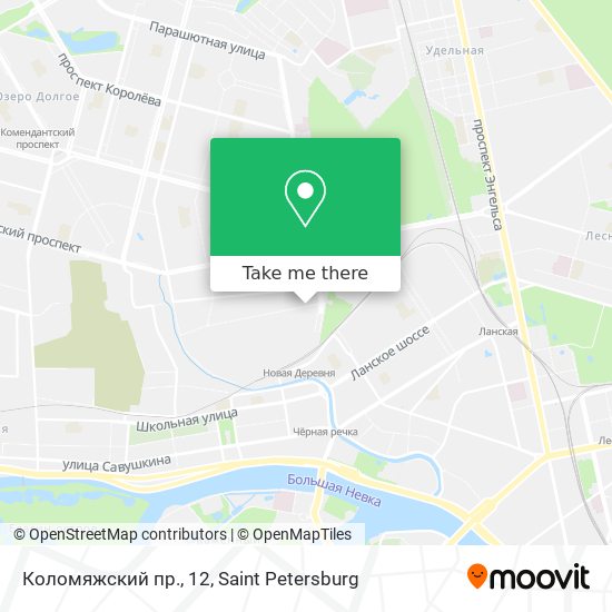 Коломяжский пр., 12 map