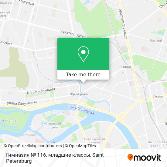 Гимназия № 116, младшие классы map