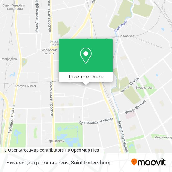 Бизнесцентр Рощинская map