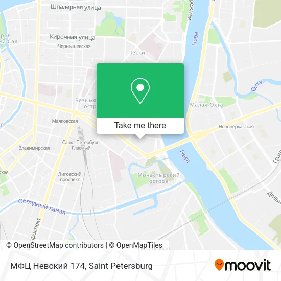 МФЦ Невский 174 map
