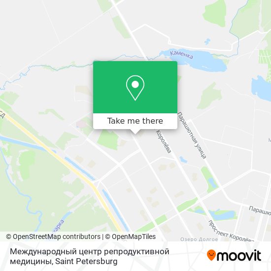 Международный центр репродуктивной медицины map