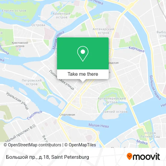 Большой пр., д.18 map