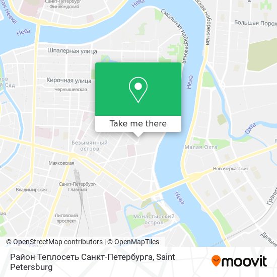 Район Теплосеть Санкт-Петербурга map