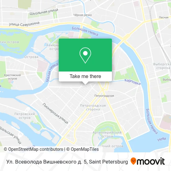 Ул. Всеволода Вишневского д. 5 map