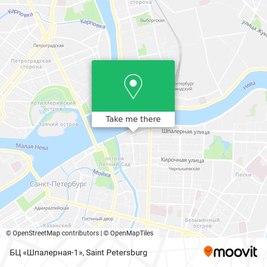 БЦ «Шпалерная-1» map