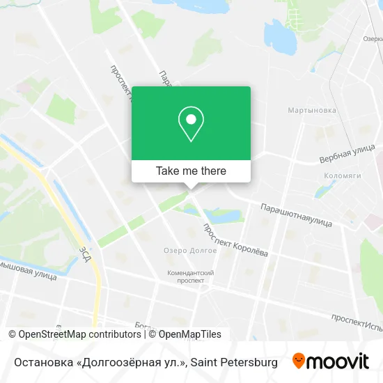 Остановка «Долгоозёрная ул.» map