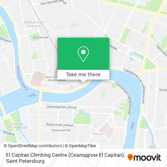 El Capitan Climbing Centre (Скалодром El Capitan) map