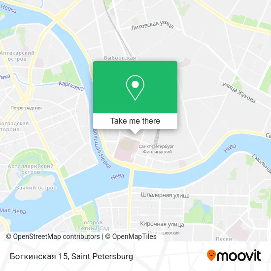 Боткинская 15 map