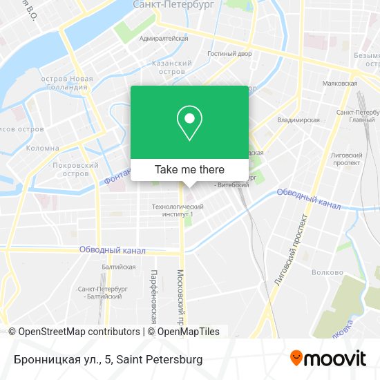 Бронницкая ул., 5 map