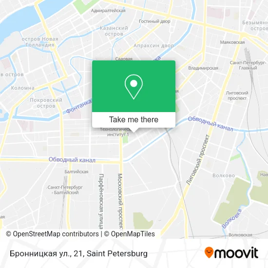 Бронницкая ул., 21 map