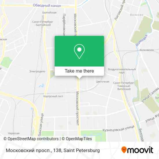 Московский просп., 138 map