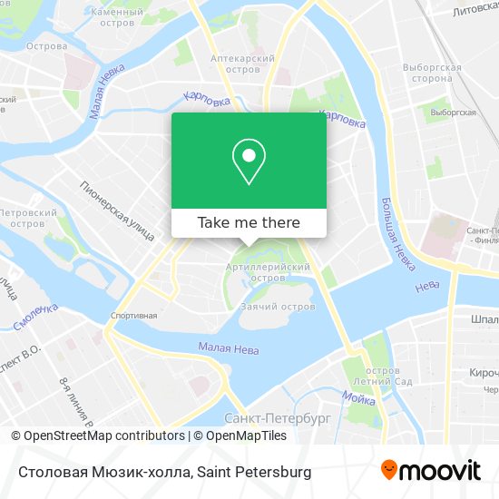 Столовая Мюзик-холла map