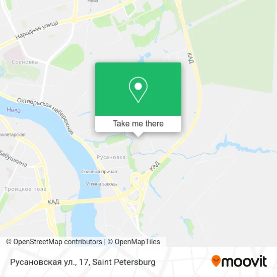 Русановская ул., 17 map