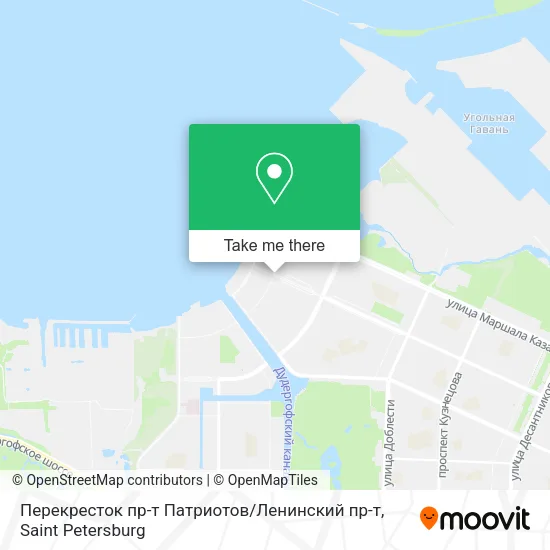 Перекресток пр-т Патриотов / Ленинский пр-т map