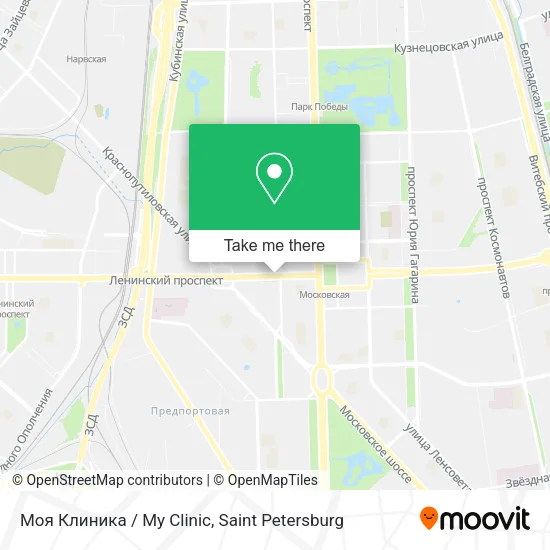 Моя Клиника / My Clinic map