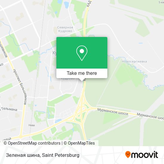 Зеленая шина map