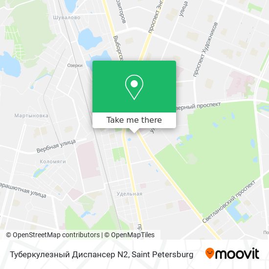 Туберкулезный Диспансер N2 map