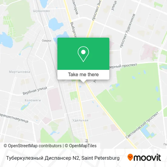 Туберкулезный Диспансер N2 map