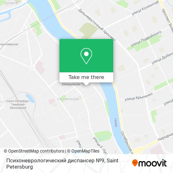 Психоневрологический диспансер №9 map