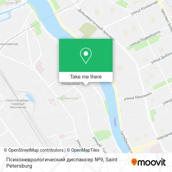 Психоневрологический диспансер №9 map