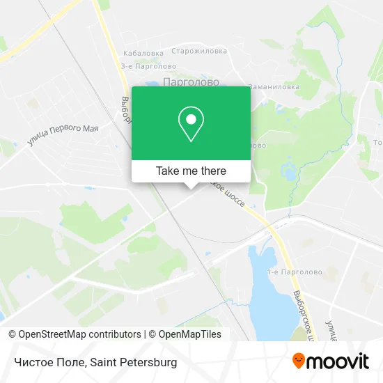 Чистое Поле map