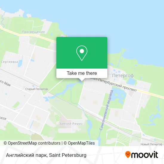 Английский парк map