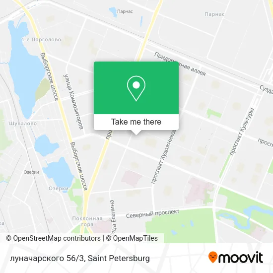 луначарского 56/3 map