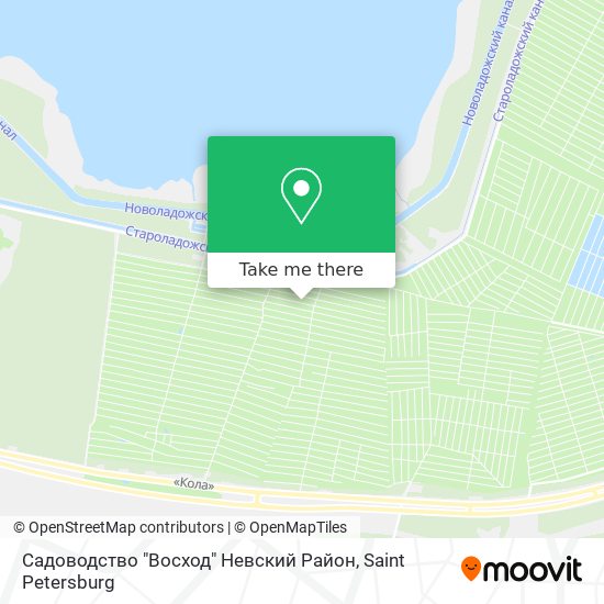 Садоводство "Восход" Невский Район map