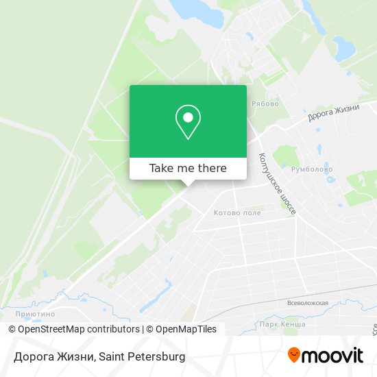 Дорога Жизни map