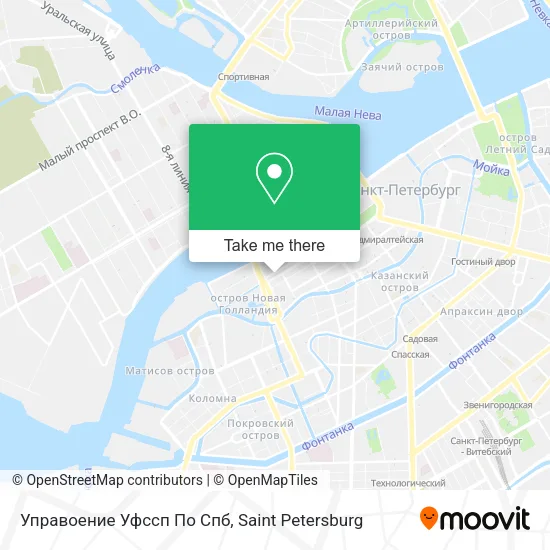 Управоение Уфссп По Спб map